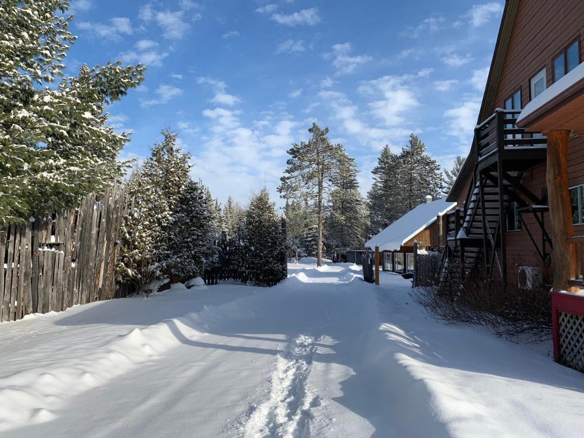 L'Auberge Refuge Du Trappeur Saint-Mathieu-Du-Parc Exteriör bild
