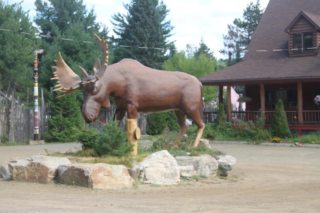 L'Auberge Refuge Du Trappeur Saint-Mathieu-Du-Parc Exteriör bild