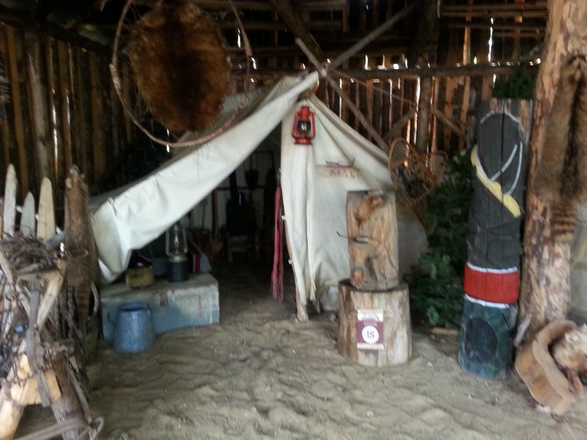 L'Auberge Refuge Du Trappeur Saint-Mathieu-Du-Parc Exteriör bild